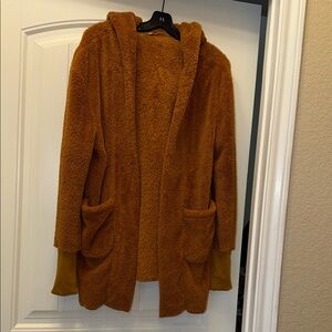 Cozy Brown Hooded Women's Jacket